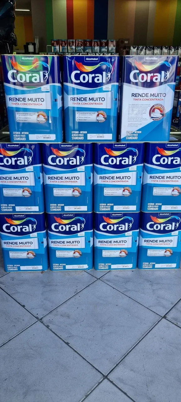 Tintas Coral Rende Muito 18 Litro