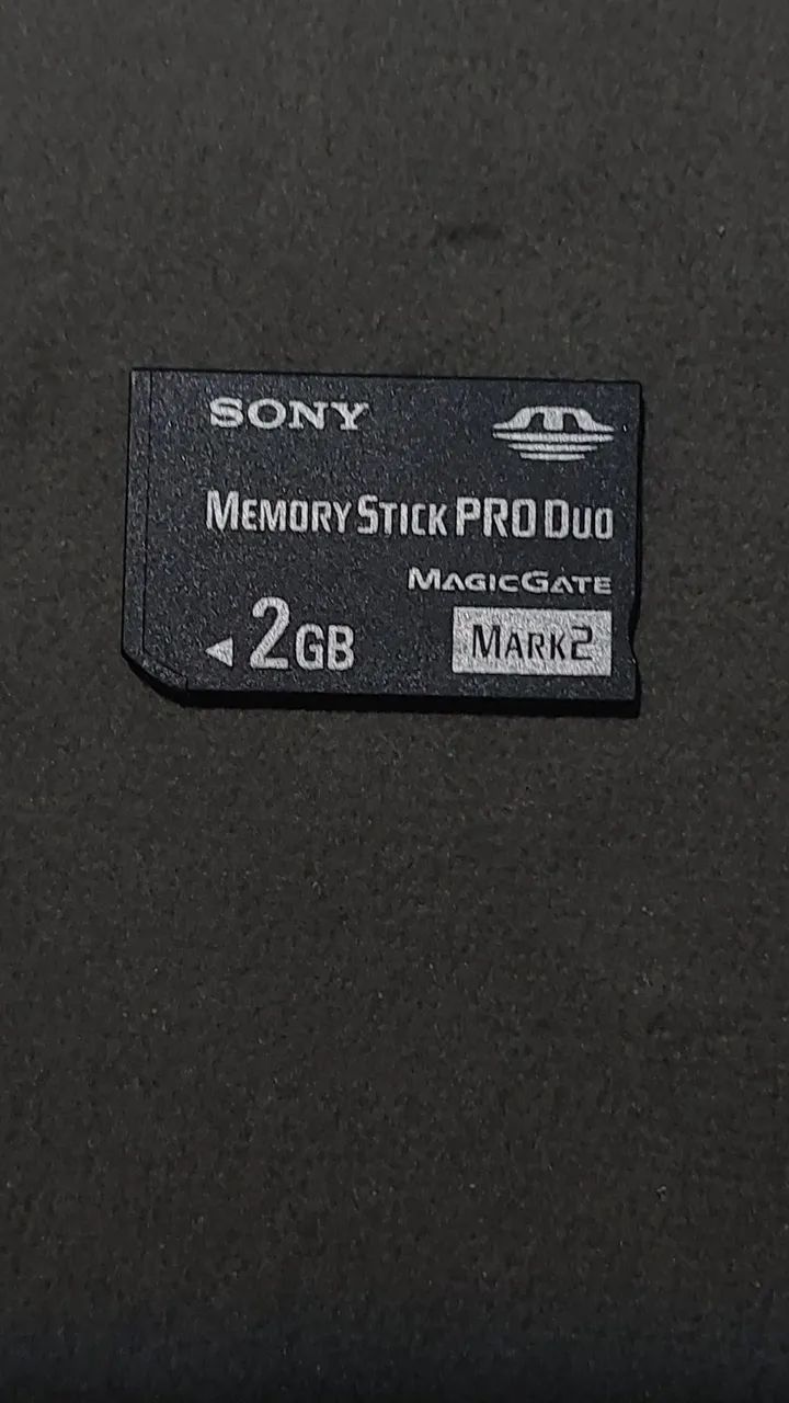 Cartão De Memória Memory Stick Pro Duo 2gb / Psp Sony - Foto 2