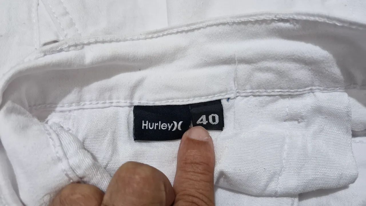 Bermuda Hurley Branco strech 40 - Foto 5
