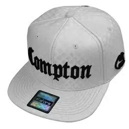 Boné E-STARS Compton aba reta Branco - Foto 2