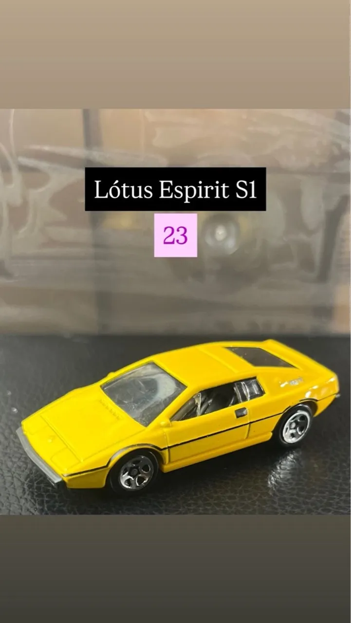 Miniatura Lotus Esprit S1 - Colecionável