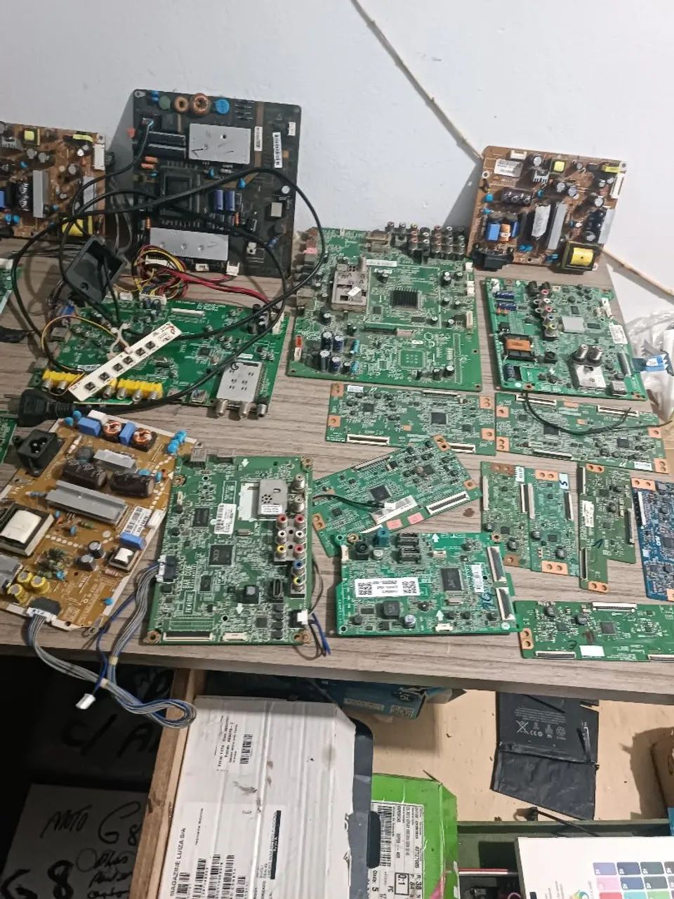 Lote de placas para TV funcionando  - Foto 5