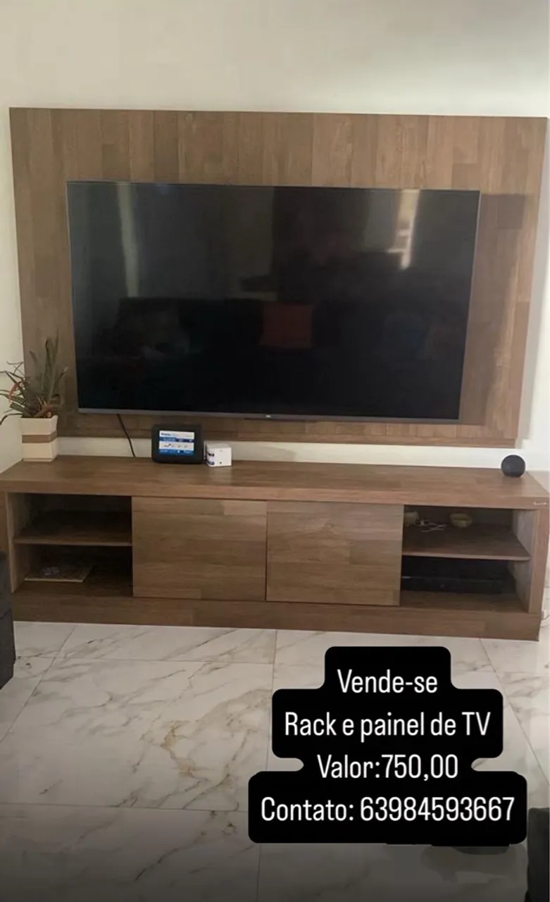 Rack e Painel de TV em Madeira