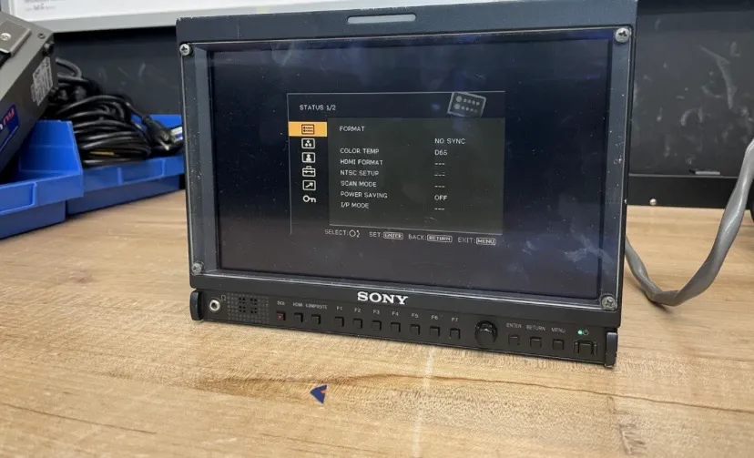 Sony LMD-940W 3G.HD Vídeo LCD Transmissões Monitor + Adaptador de Energia