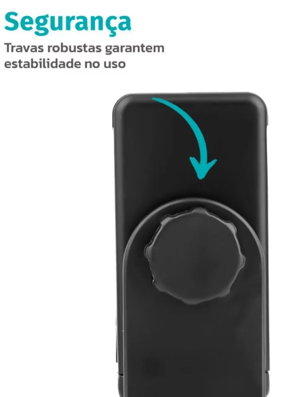 Suporte para Celular Giratório para tripé com rotação 360° - Foto 2