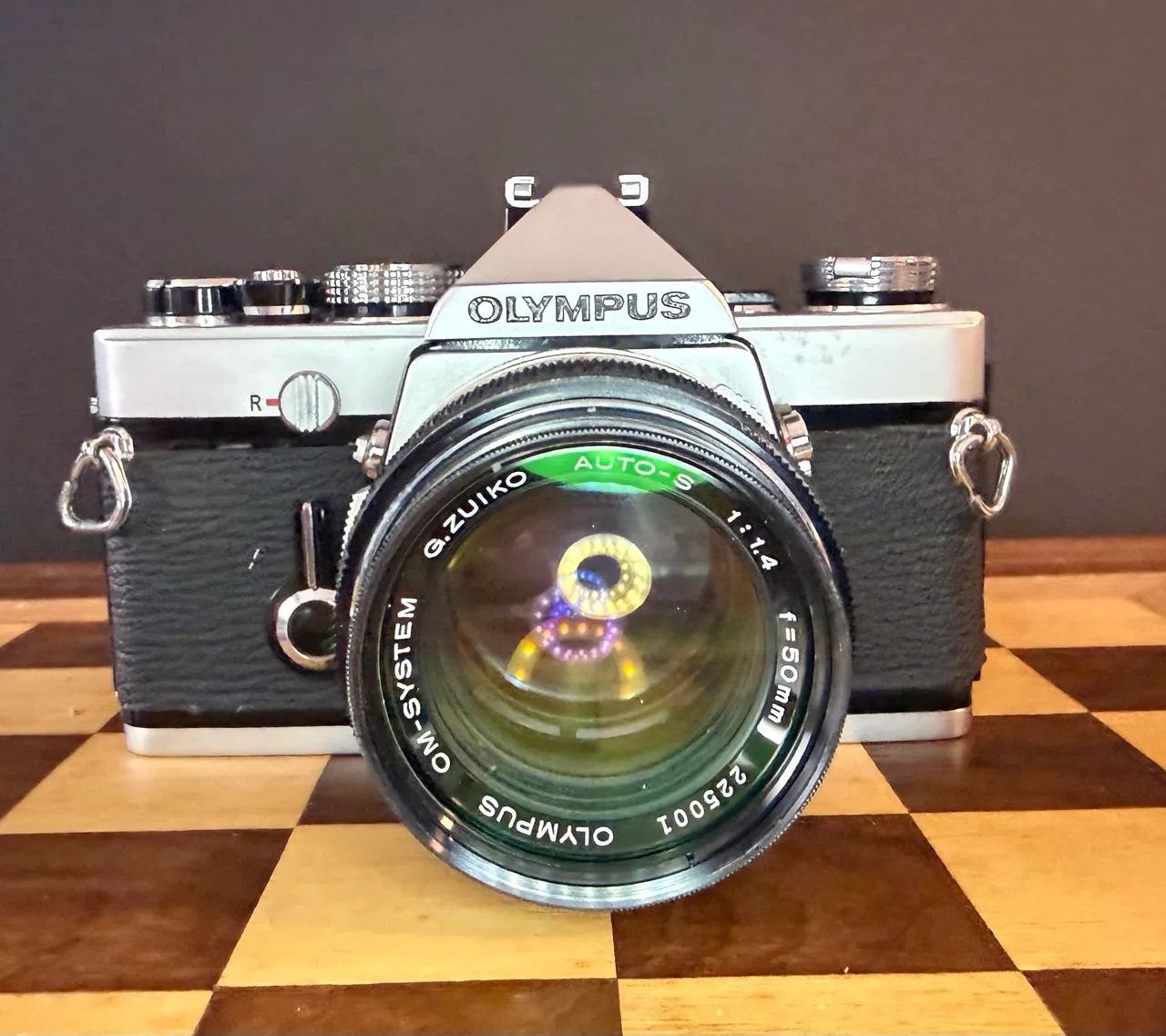 M2405 OLYMPUS OM-1 50mm f/1.4 カメラ Câmera Slr Olympus Om-1n + Lente 50mm F/1.4 (revisados) | MercadoLivre