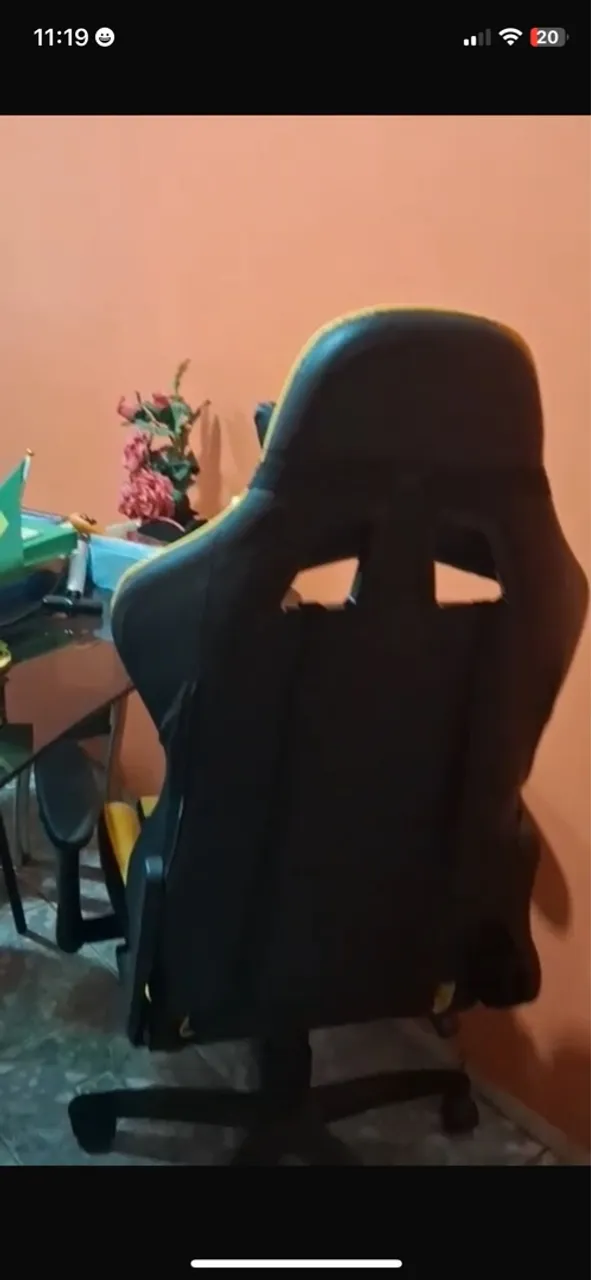 Cadeira Gamer Confortável e Ergonômica - Preto