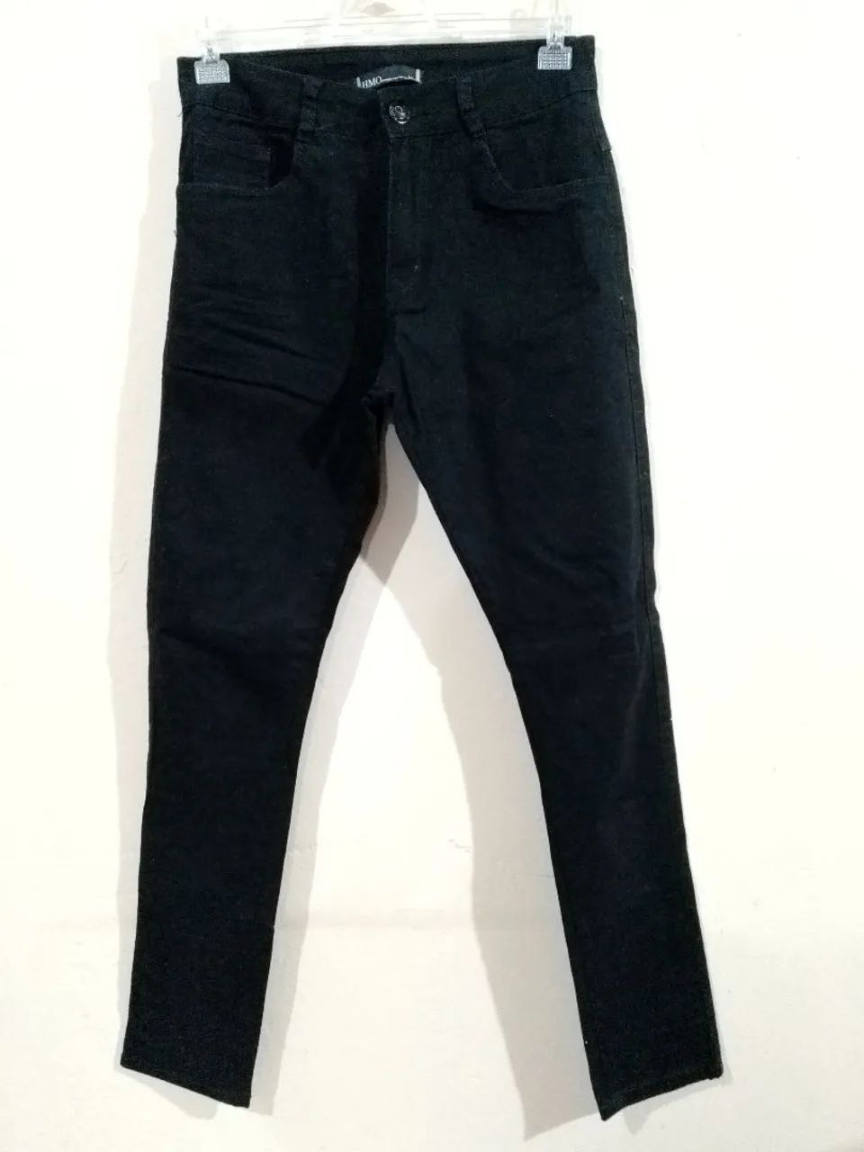 Calça sarja Masculina Preta - Tam 38 cós alto  - Foto 5