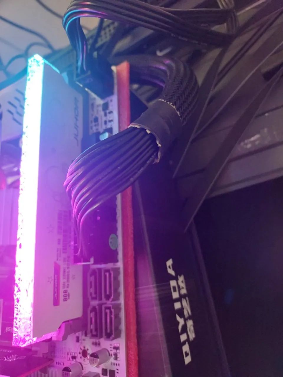 Kit xeon x99 placa Qyiida + e5 2630 v4 + ddr4 rgb 1x8gb não faço OLXpay - Foto 4