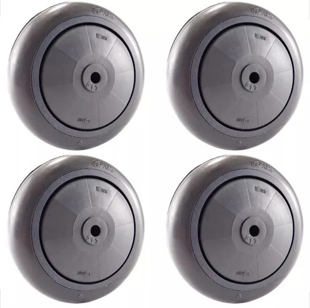 Kit 4 Rodas Para Carrinhos de Supermercado