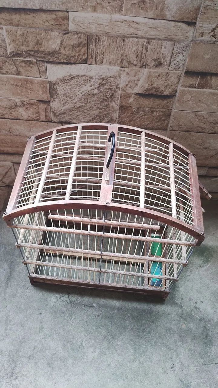 Gaiola de Madeira para Pássaros - Foto 4