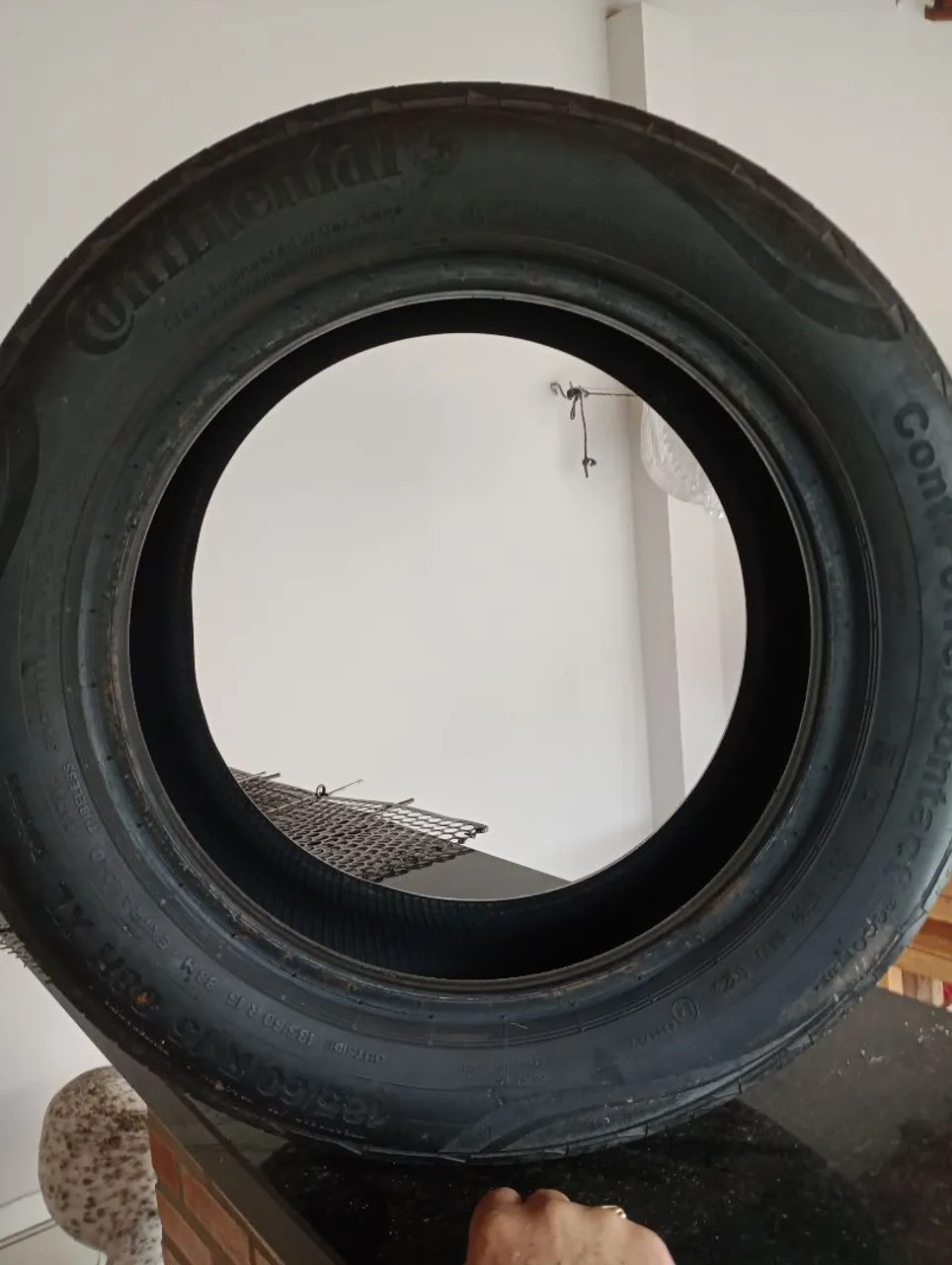 Pneu Continental 185/60 R15 "Não tem remendo"...