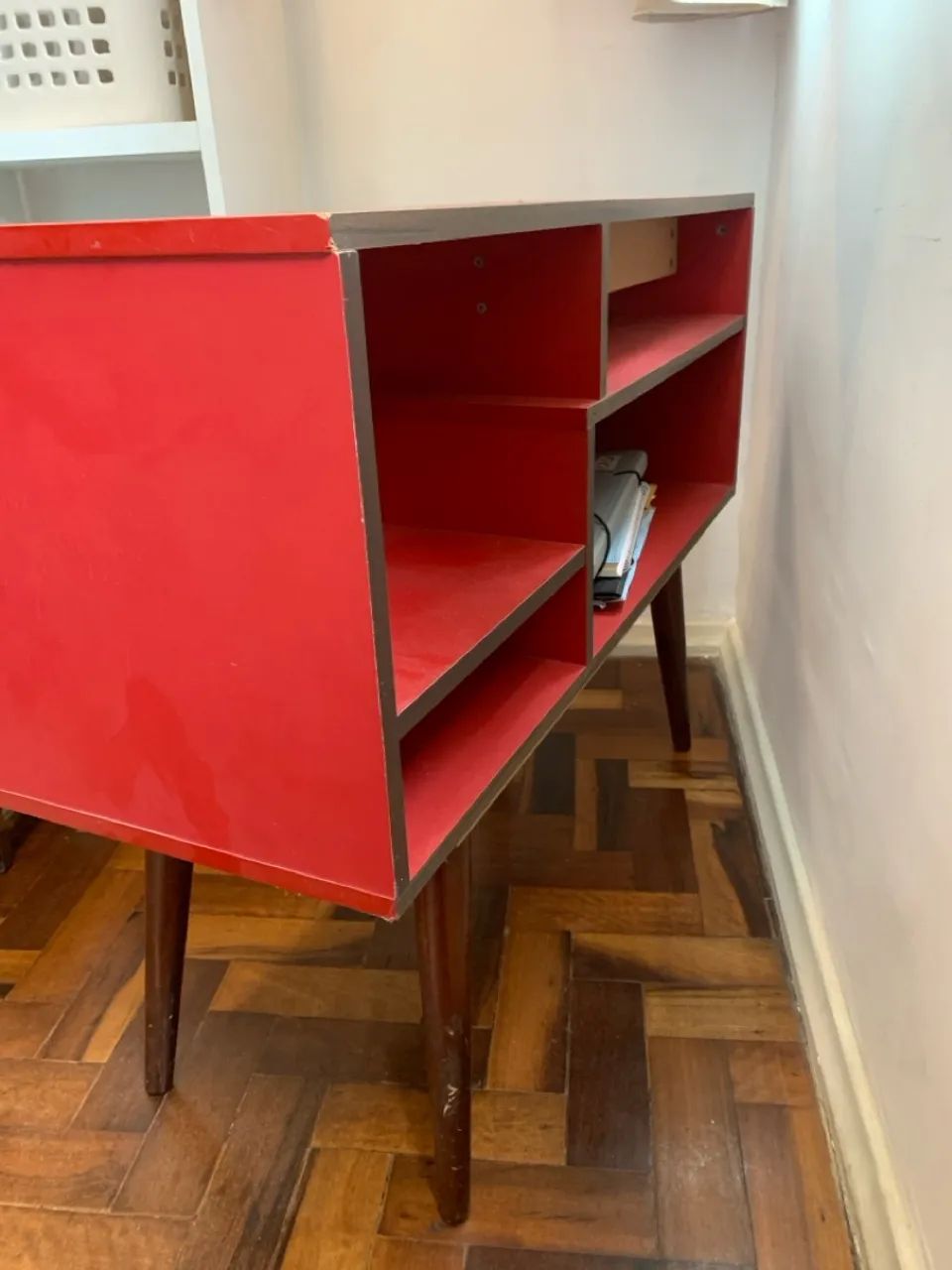 Rack Retrô Vermelho multiuso - Foto 4
