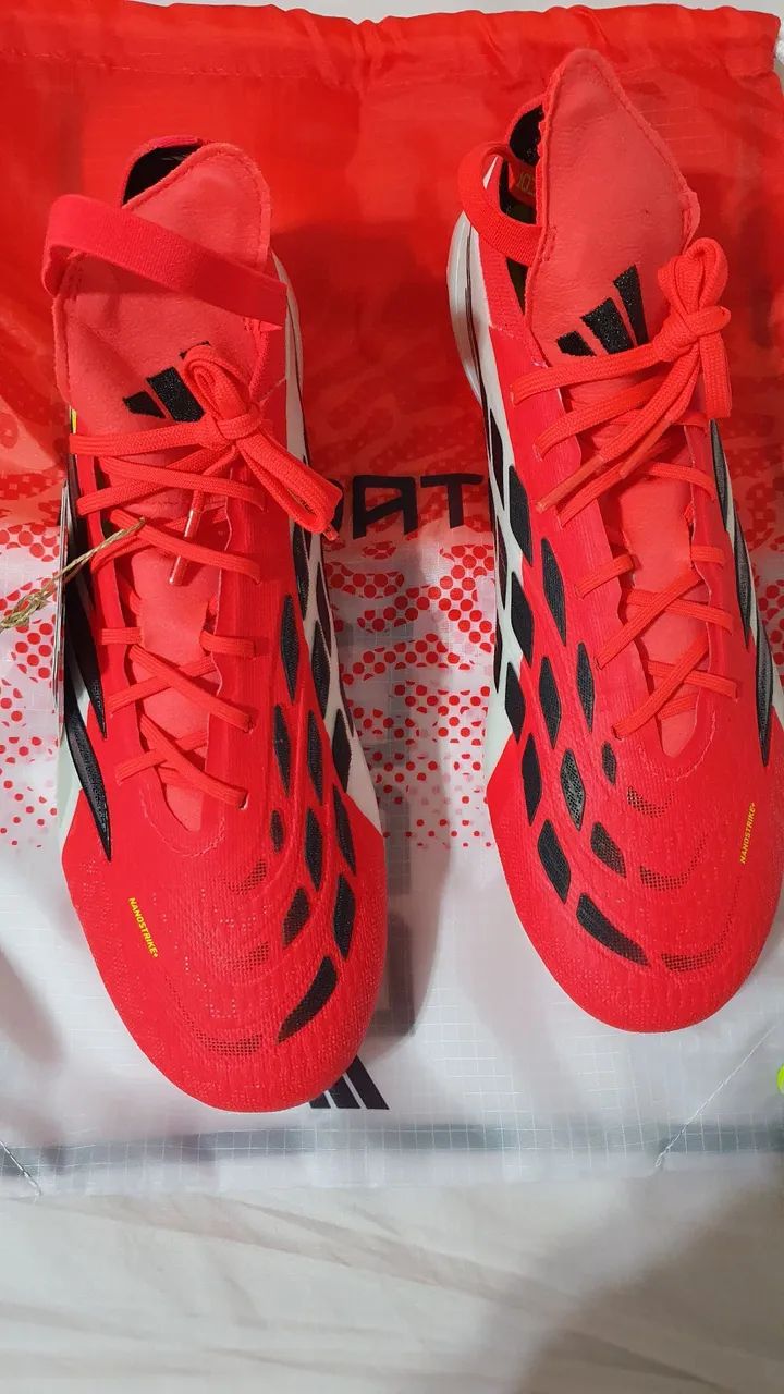 Chuteira Campo Adidas Predator Elite FT Língua Dobrável Tam 40