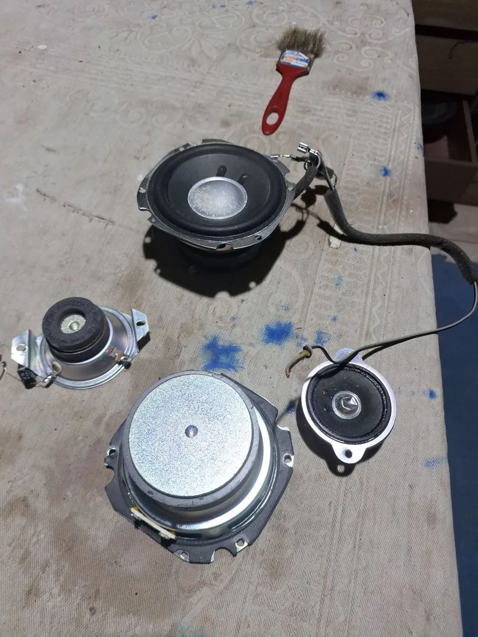 Autofalante par 4 polegadas 60w + 2 Twitter 