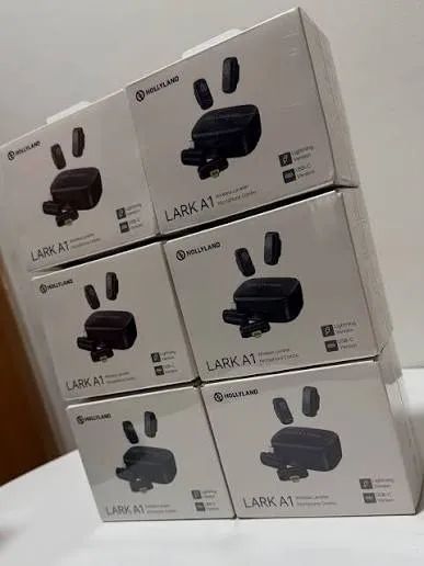 Microfone sem fio de Lapela Lark A1 Duo - Foto 3