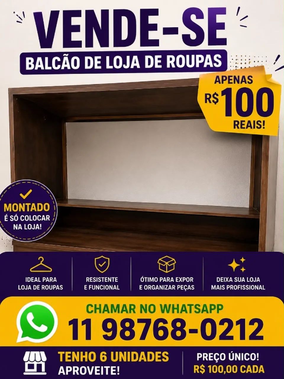 Balcao de Loja de Roupa