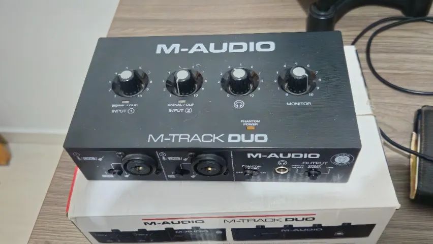 Interface de  audio M-audio mtrack duo - Foto 3