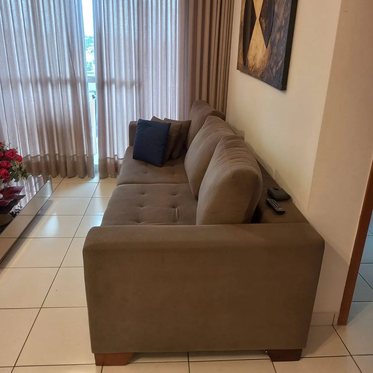 URGENTE! VENDO SOFÁ MODULADO  5 LUGARES  - Foto 2