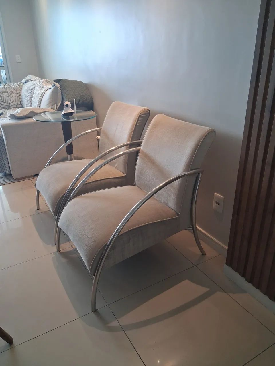 Poltrona 100% aço (seminova) - Foto 2