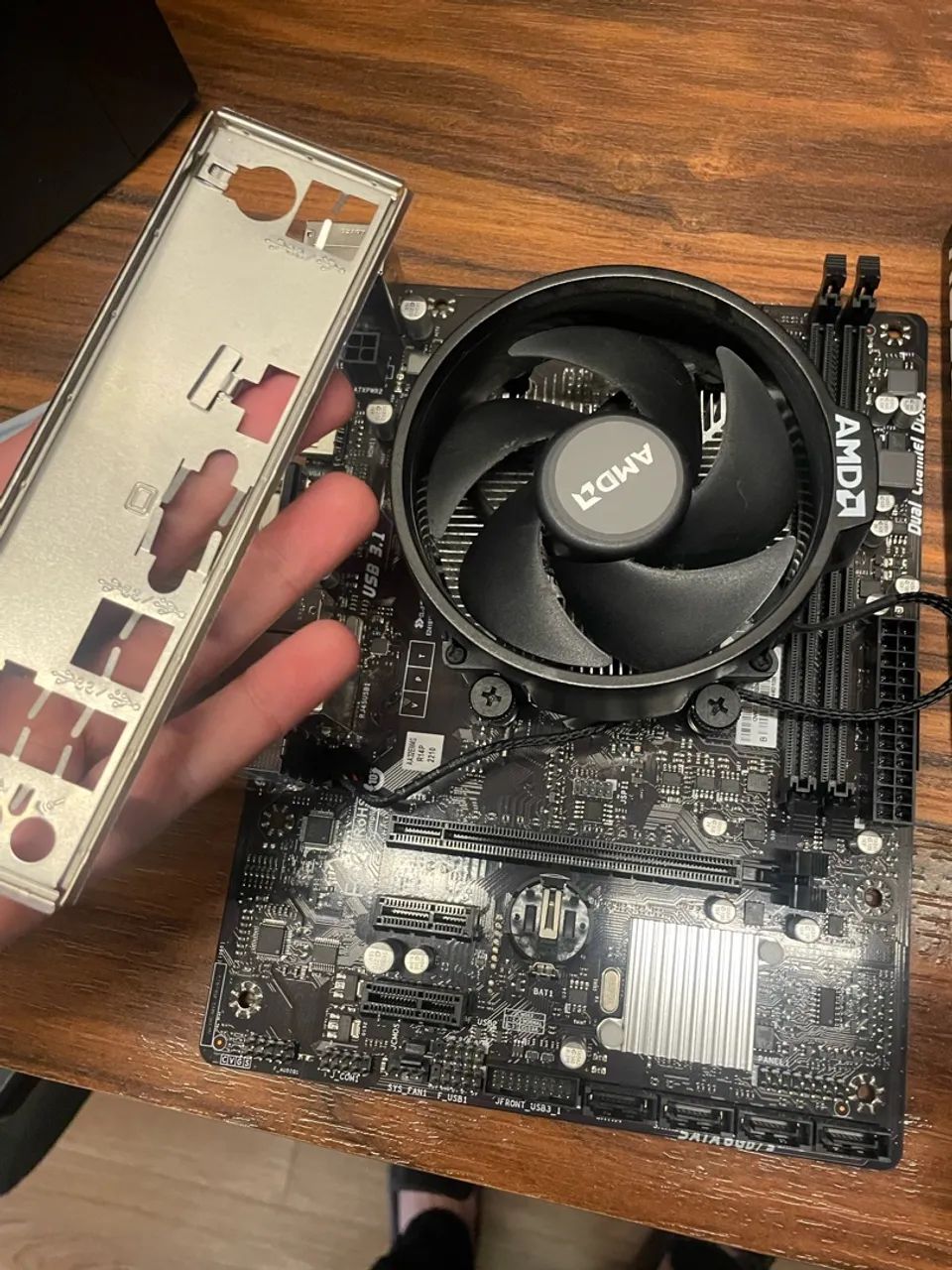 RYZEN 5 4600G + PLACA MÃE A320MH - Foto 4