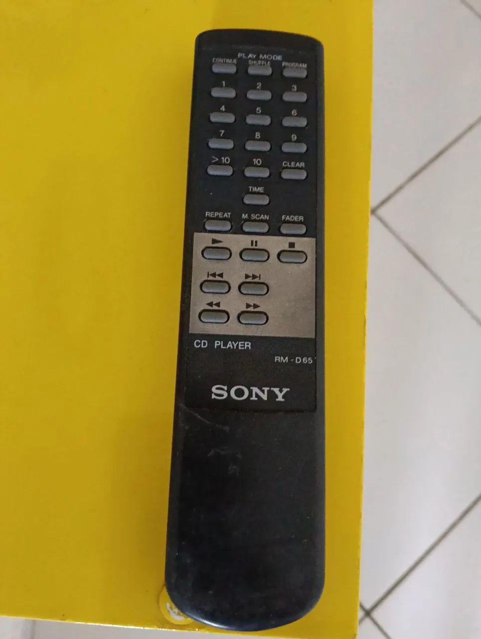 Controle Sony cd play