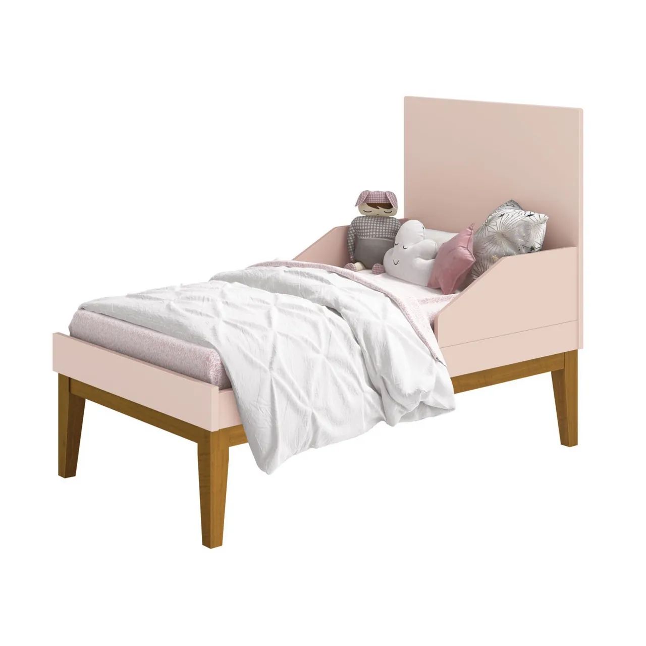 Berço/Cama Tipo Americano - Rosa - Foto 3