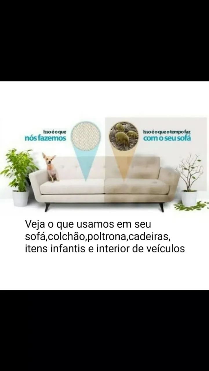 Higienização Sofás e Colchões 