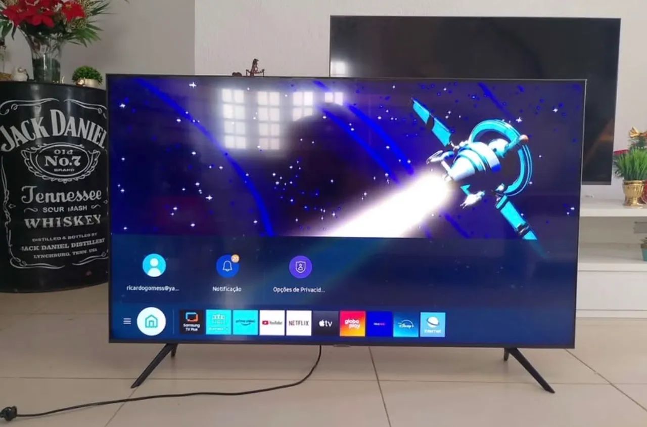 Telão 75 Samsung 3 em 1, Xbox, smart tv, Samsung tv plus , Alexa , Bluetooth hdr série 8 - Foto 6