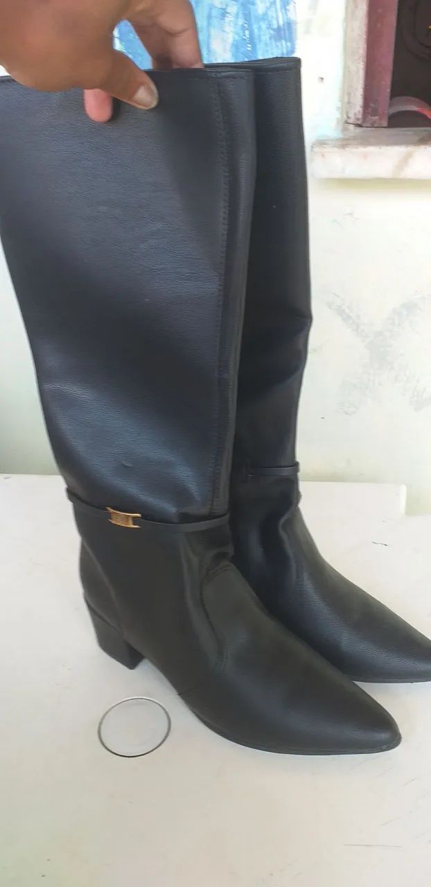 Bota cano alto 36 - Foto 2