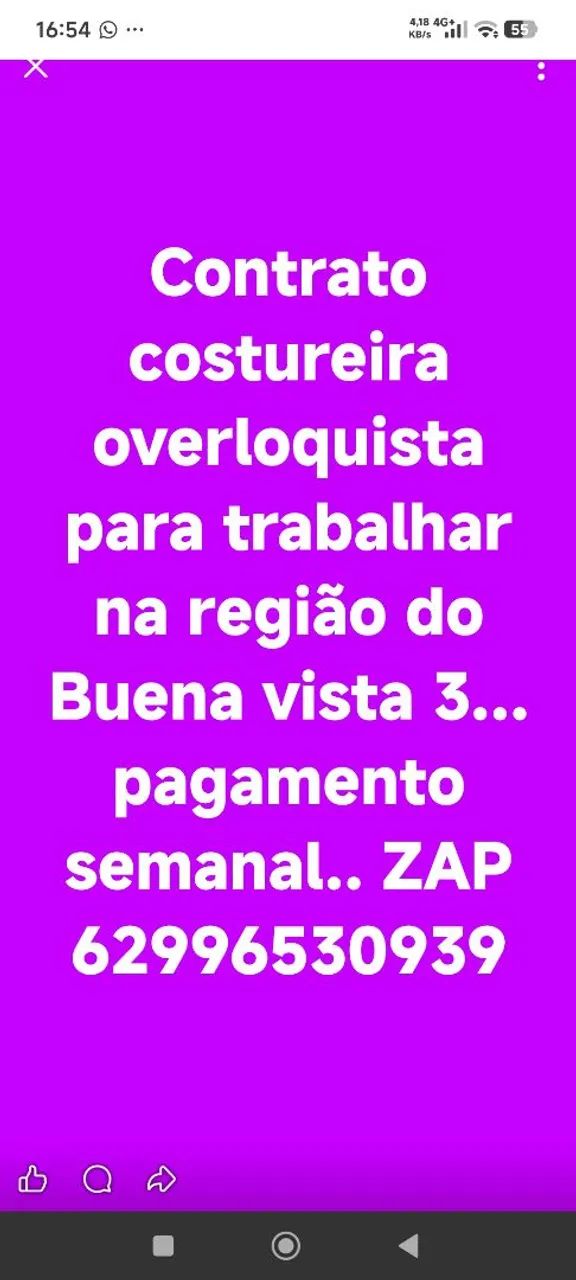 Contrato costureira overloque 