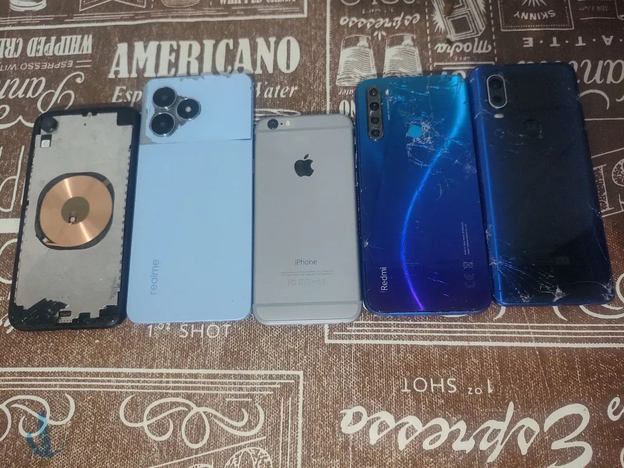 Celulares quebrados 