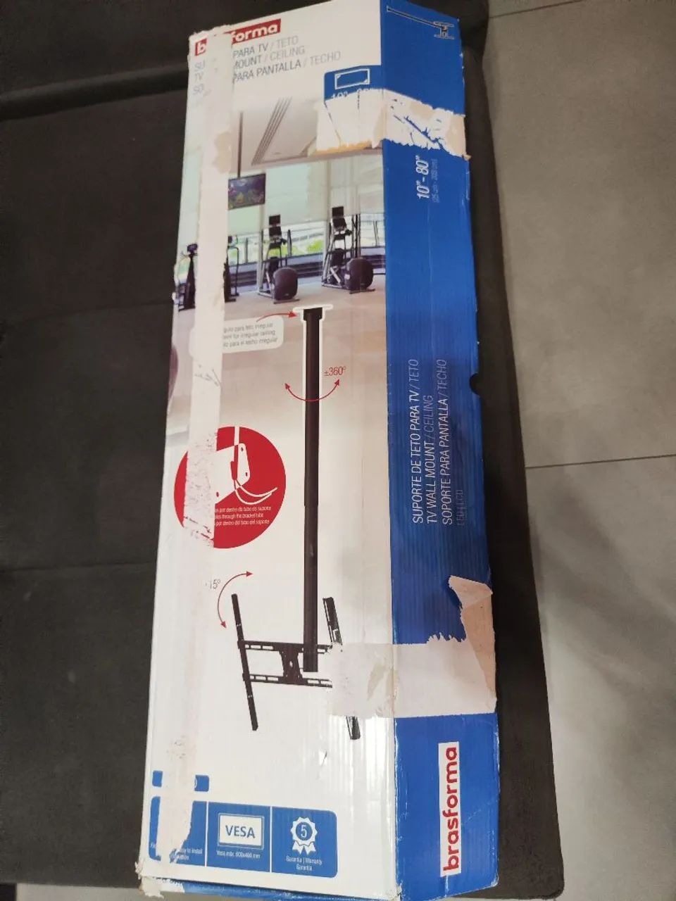 Suporte Brasforma  de Teto para TV 10 a 80 polegadas  - Foto 3