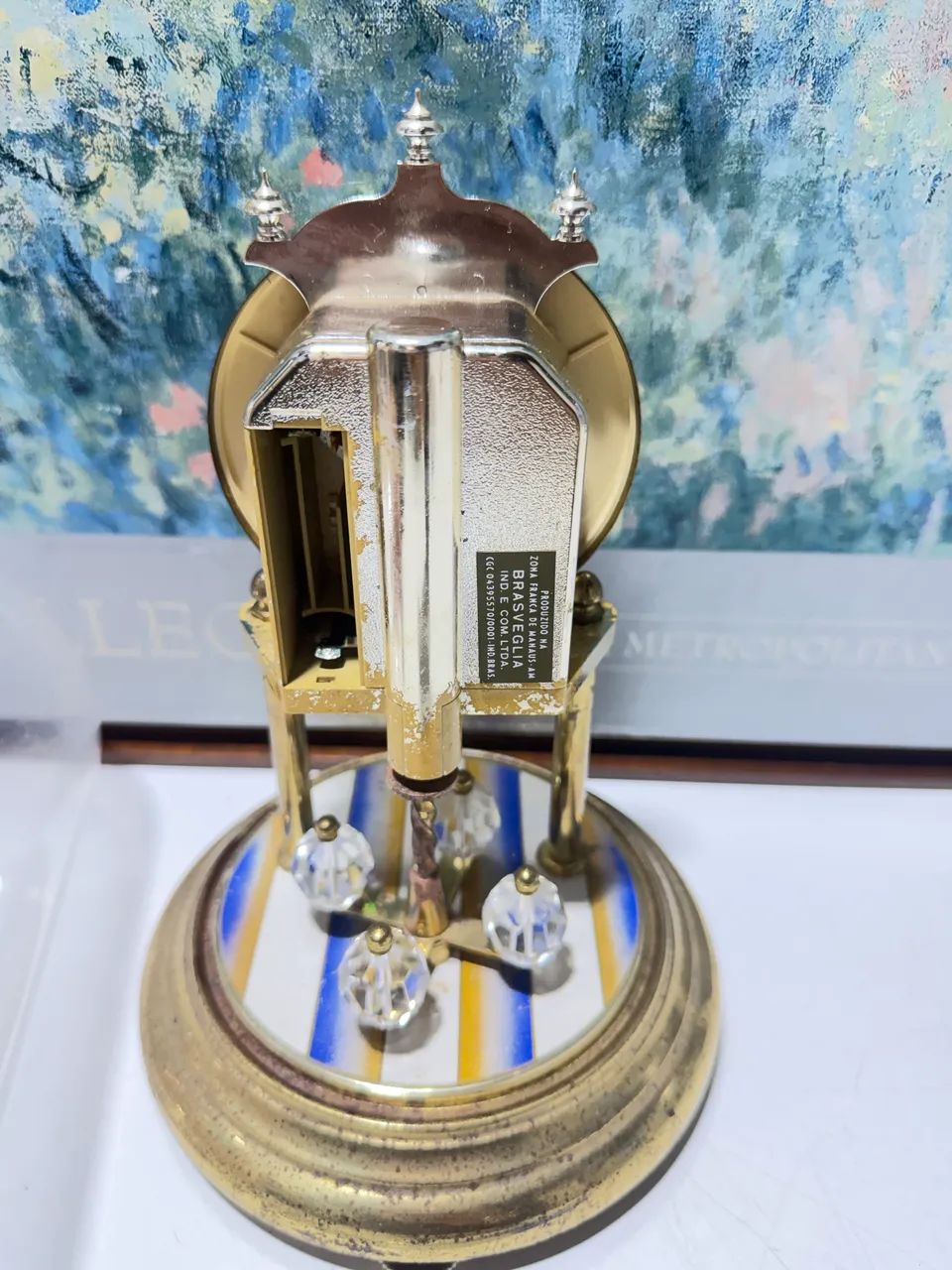 Relógio antigo de mesa alemão  - Foto 5