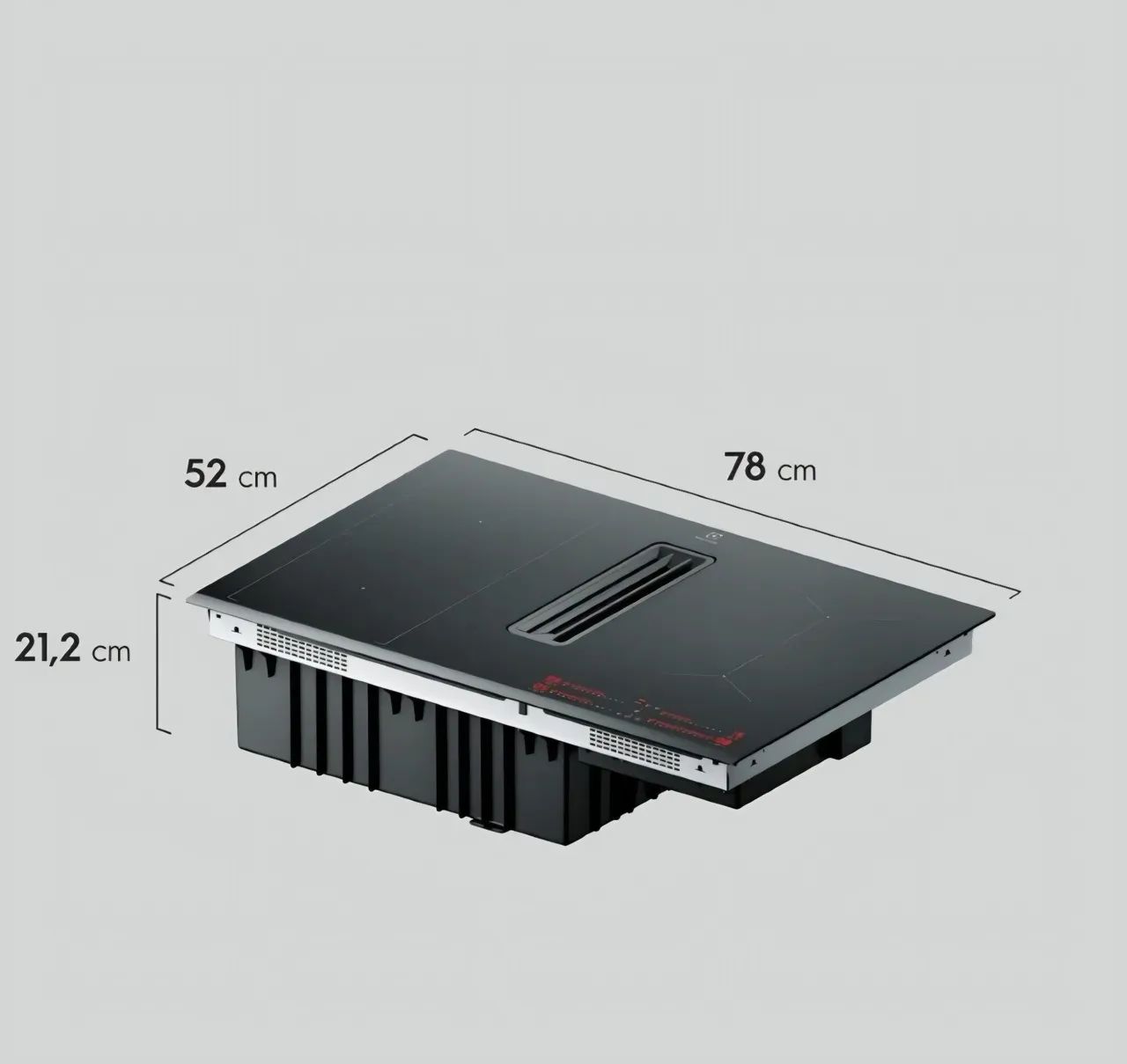 Cooktop de Indução 2 em 1 com Coifa Integrada Electrolux Expert (IE8CH) - Foto 2