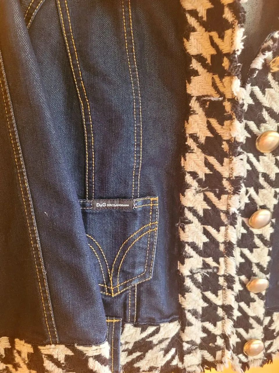 jaqueta dolce gabbana jeans  - Foto 3