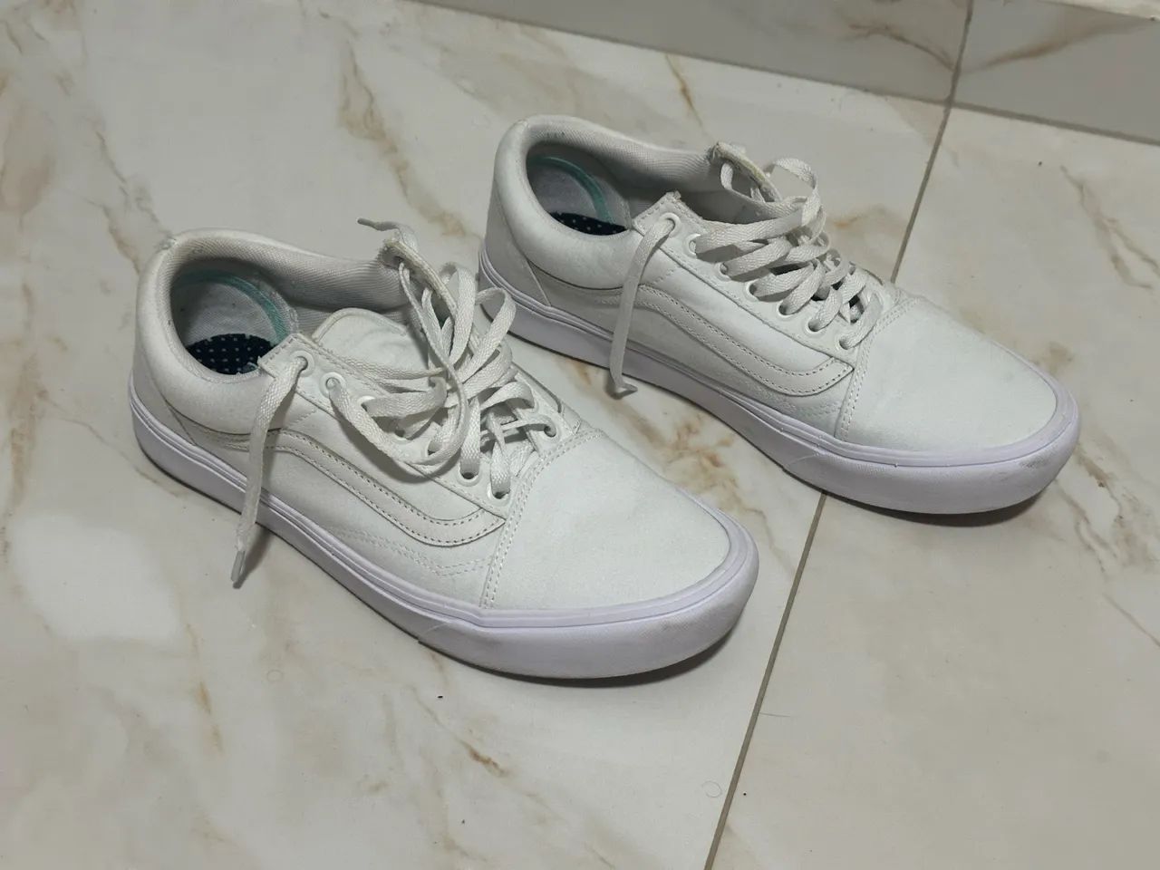Tênis Vans Old Skool Branco Original