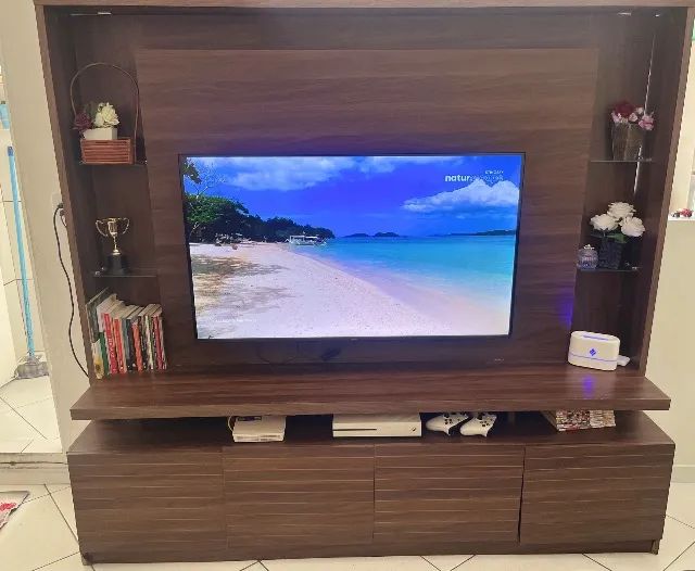 Rack e sofa usado