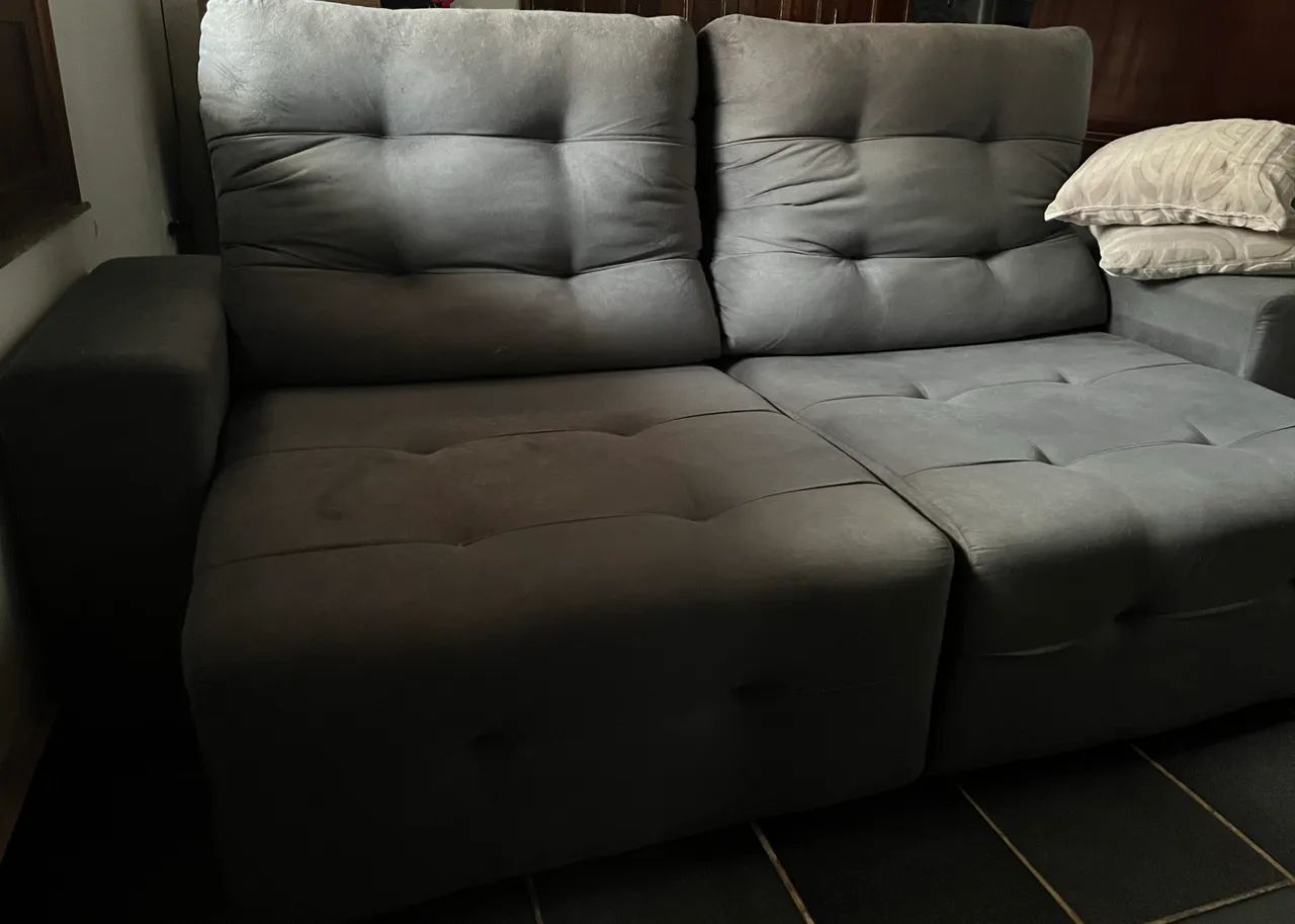 VENDE-SE SOFÁ CAMA RETRÁTIL - Foto 3