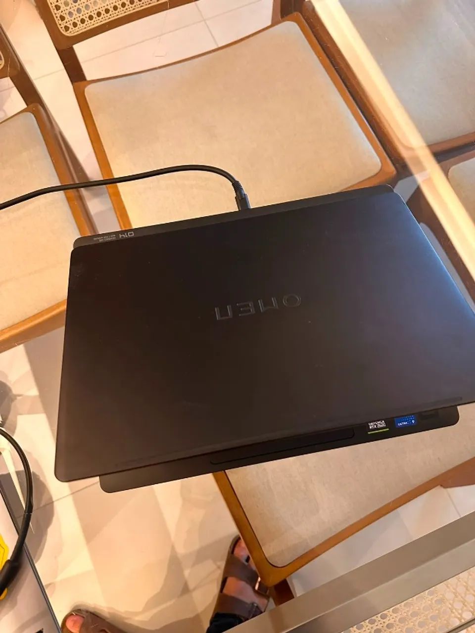 Hp Omen Transcend 14 polegadas Oled Ultra9 32gb Rtx 5070 Preto 1Tb (Seminovo) - Foto 3