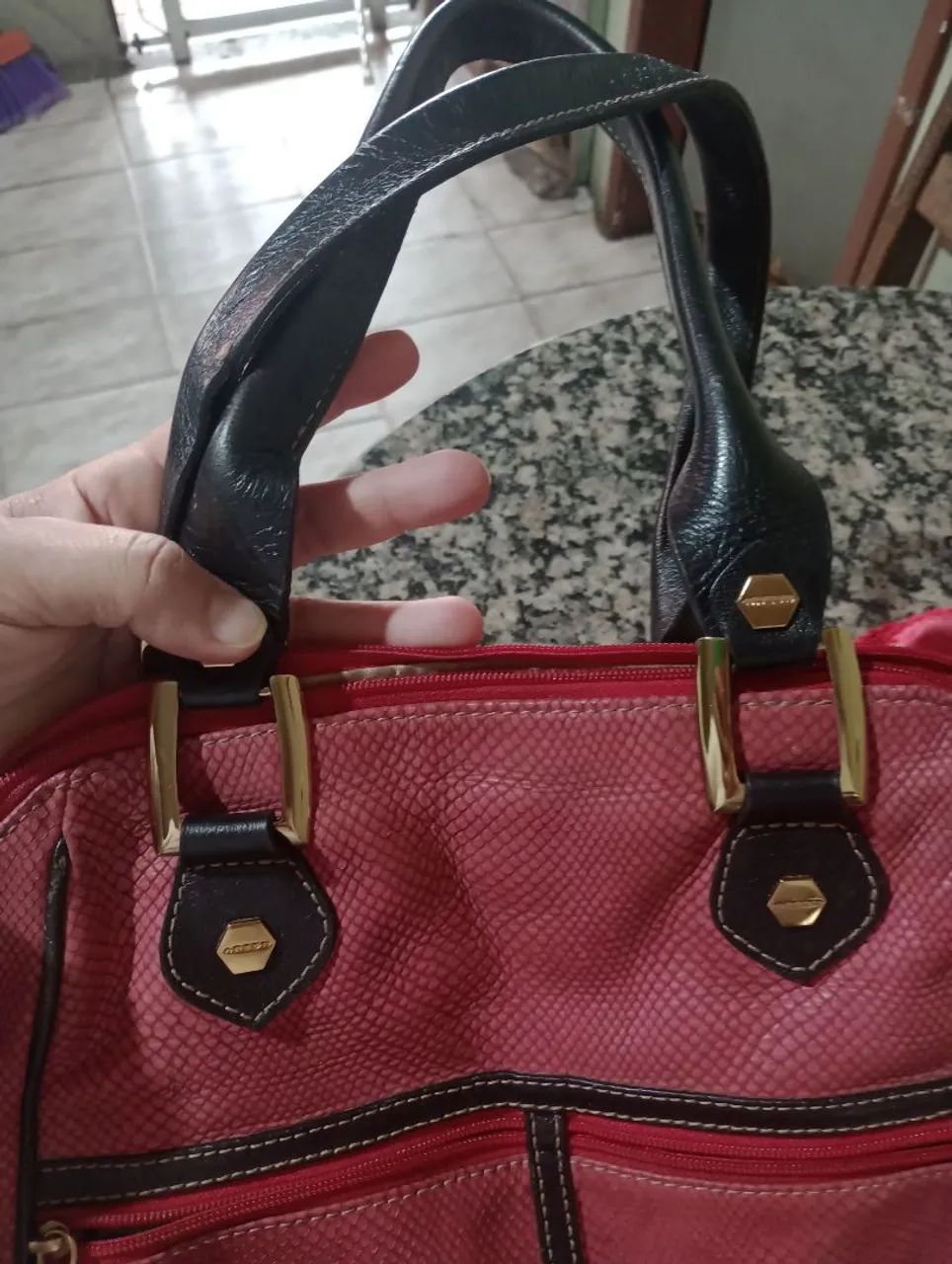  Bolsa em couro arzon,original - Foto 4