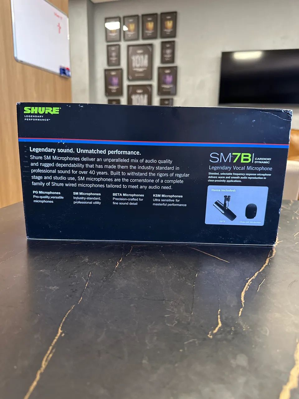 Microfone Shure SM7B NOVO para podcasts - Foto 2