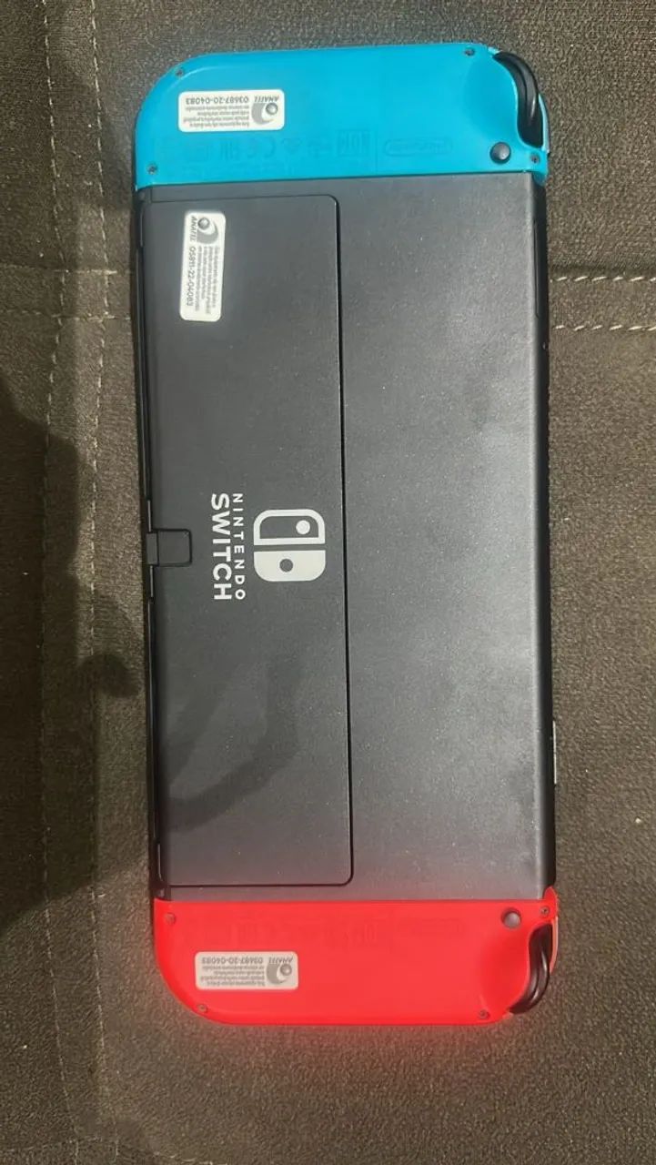 Nintendo switch OLED desbloqueado - Dock e joyscons extras - Foto 3