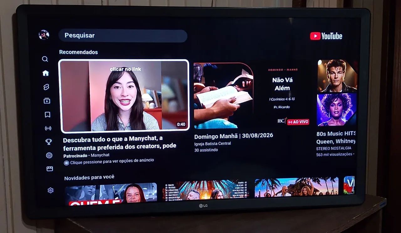 TV smart barato, 32" baratinho