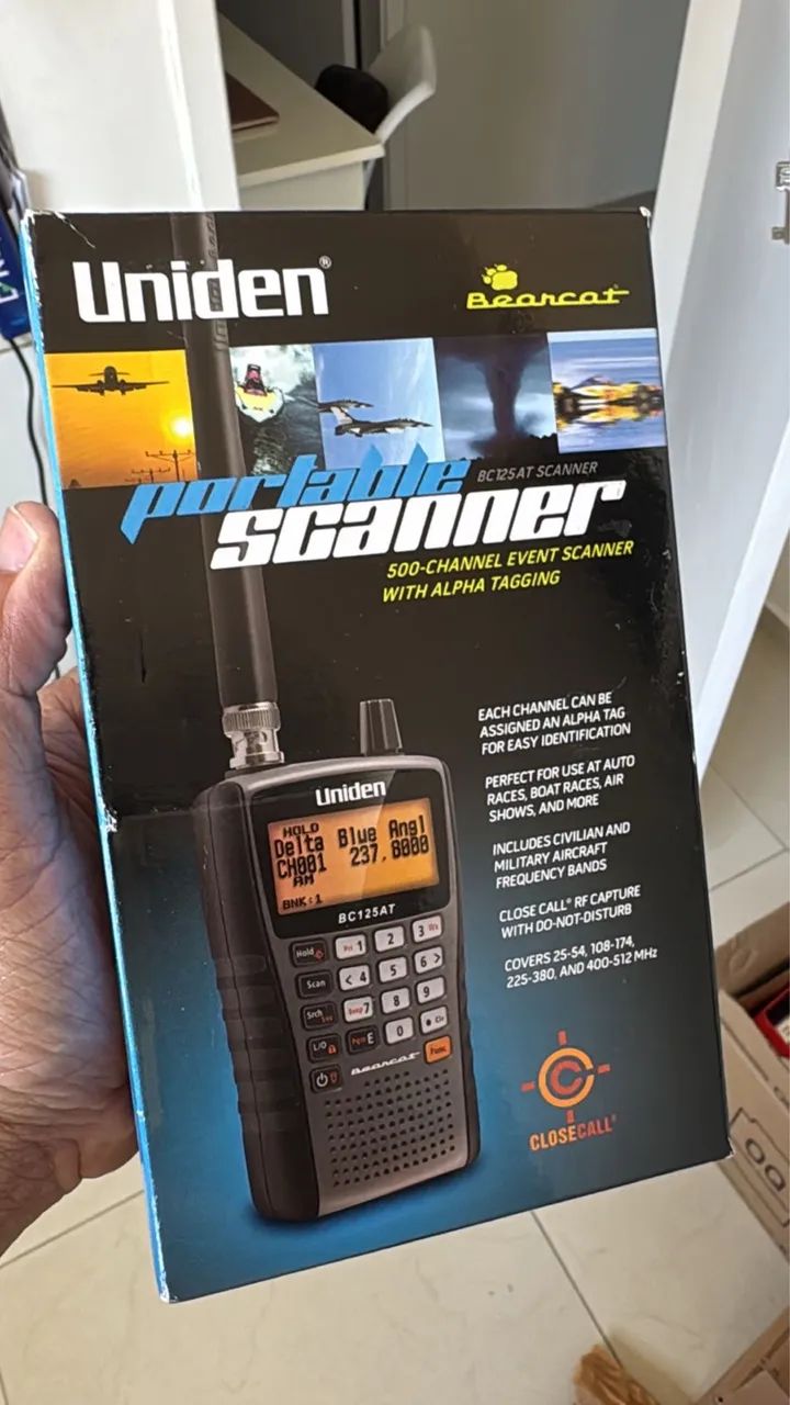 Scanner Uniden BC-125 novo na caixa