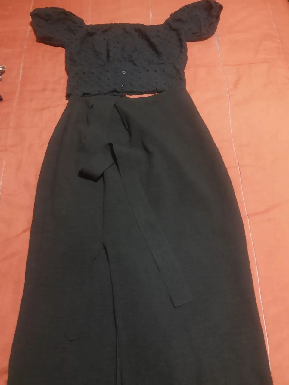 Conjunto feminino saía longa 