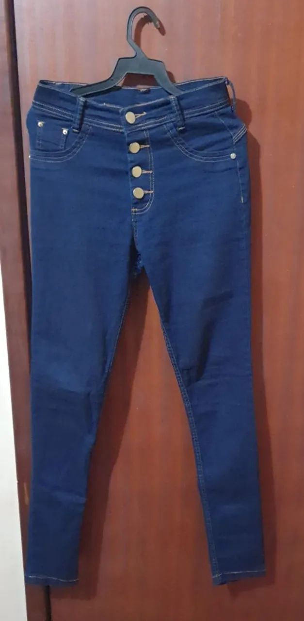 Calça Jeans Escura Básica