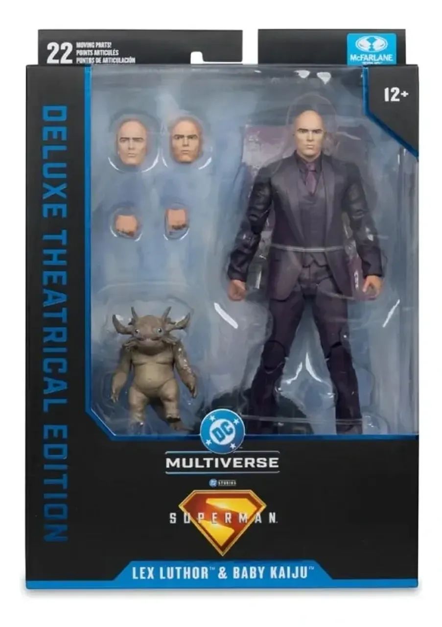 Mcfarlane Lex Luthor com kaiju bonecos colecionaveis - Foto 2