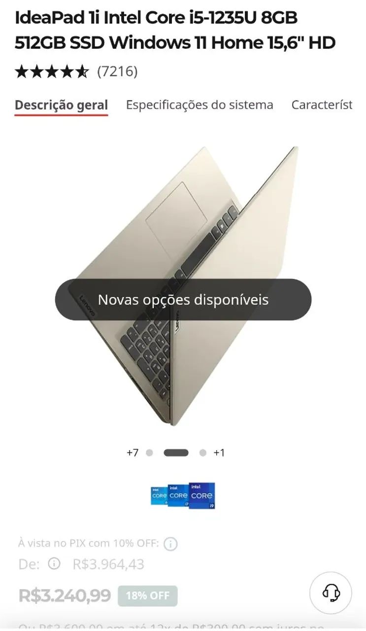 Notebook Lenovo muito novo - Foto 4