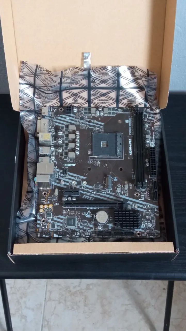 Placa Mãe MSI A520 Pro (Com Defeito) - Foto 3